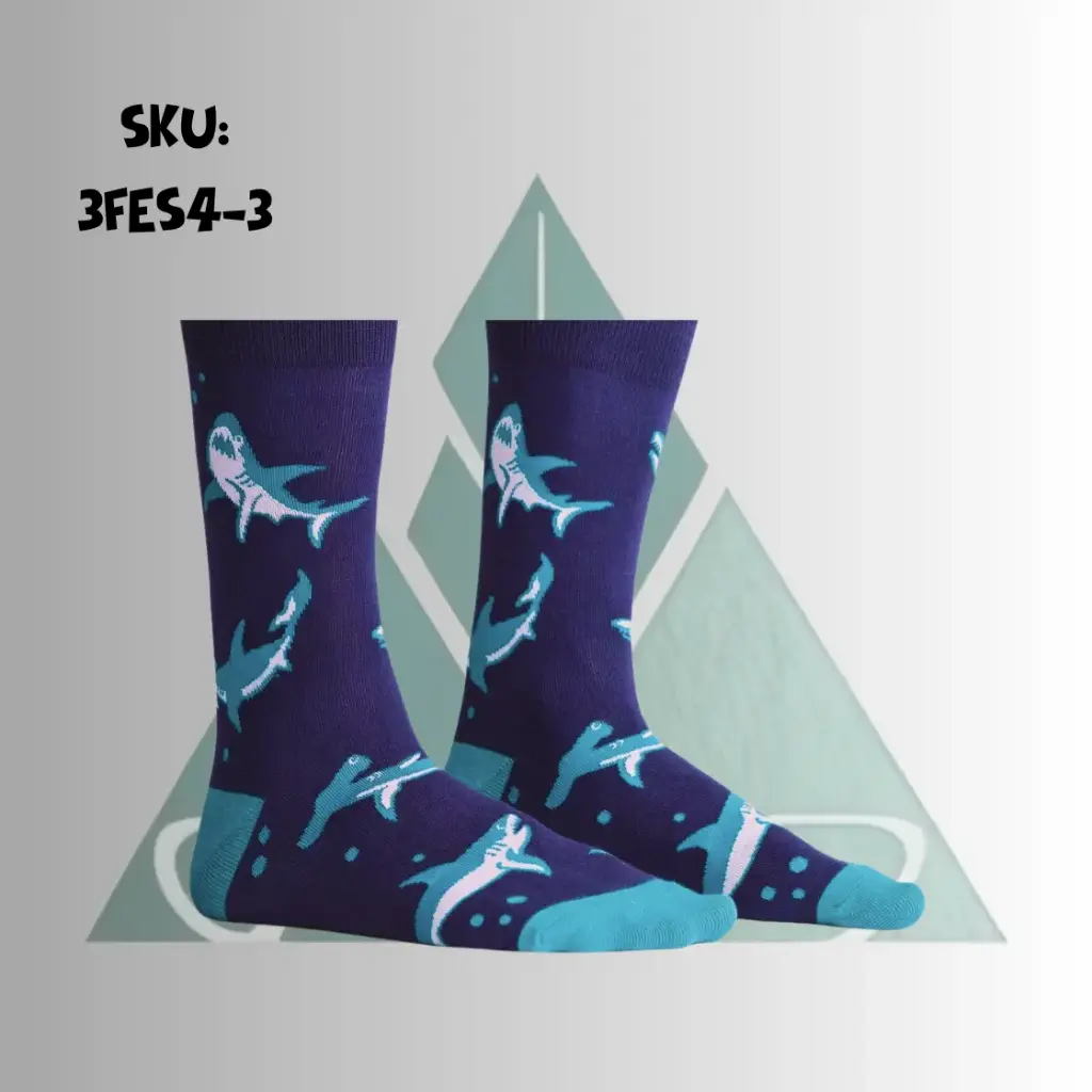Ocean Blue - Unisex High Ankle