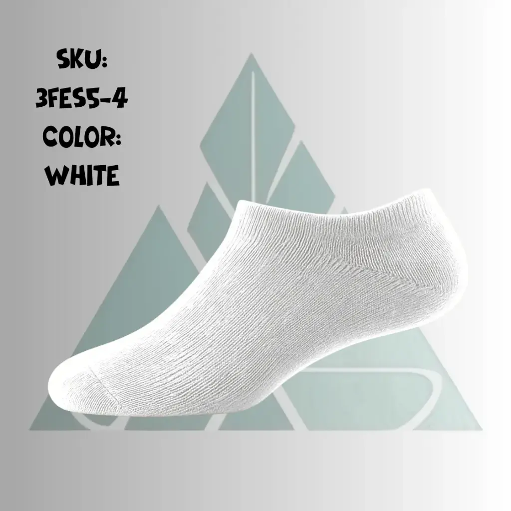 Men Ankle Socks - White