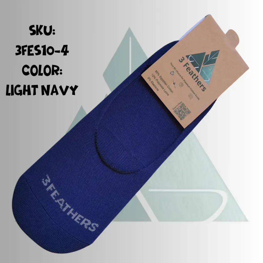 Men Invisible Socks - Light Navy