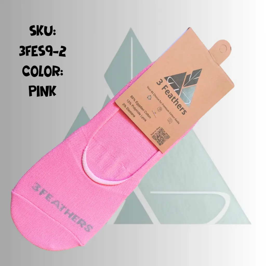 Women Invisible Socks - Pink