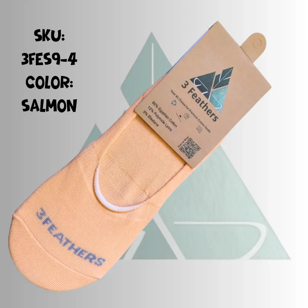 Women Invisible Socks - Salmon