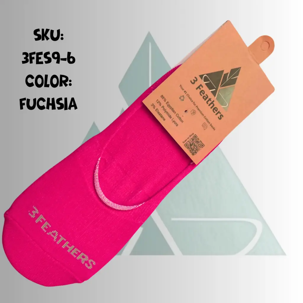Women Invisible Socks - Fuchsia