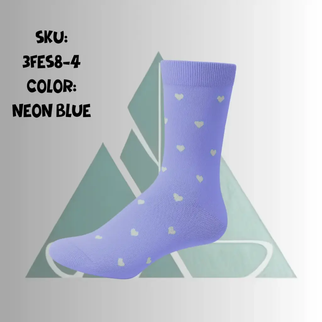 Women High Ankle - Neon Blue