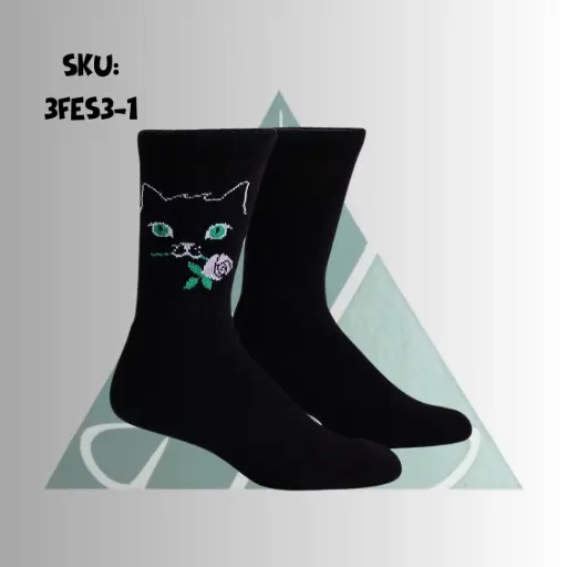 Black Cat - Women - High Ankle