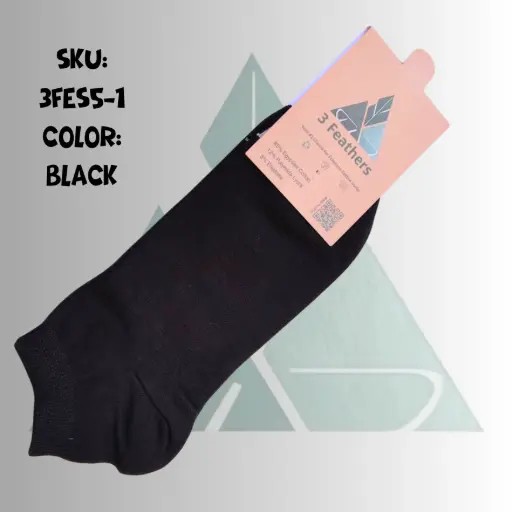 Men Ankle Socks - Black