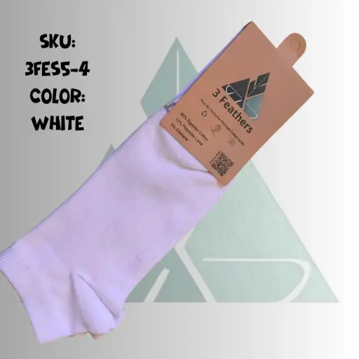 Men Ankle Socks - White