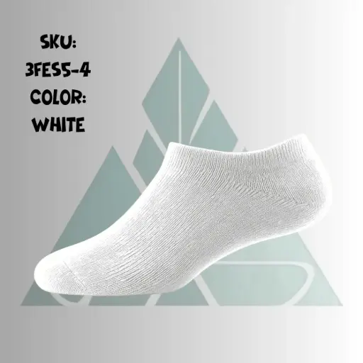 Men Ankle Socks - White