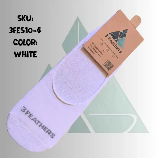 Men Invisible Socks - White