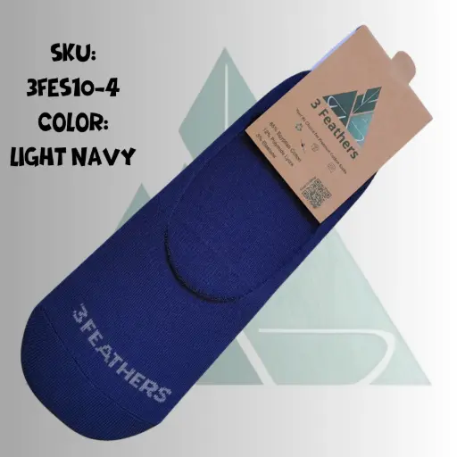 Men Invisible Socks - Light Navy