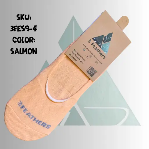 Women Invisible Socks - Salmon