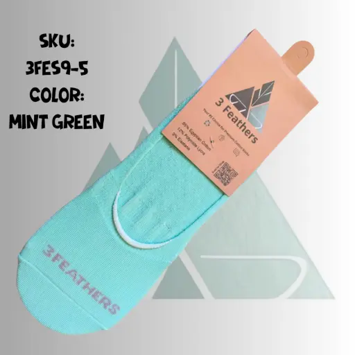 Women Invisible Socks - Mint Green