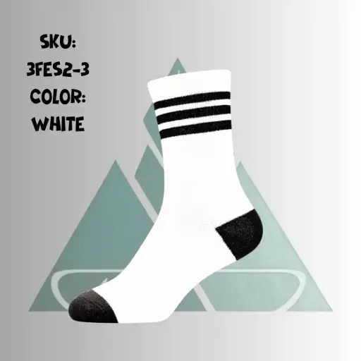 Men High Ankle - White