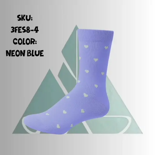 Women High Ankle - Neon Blue