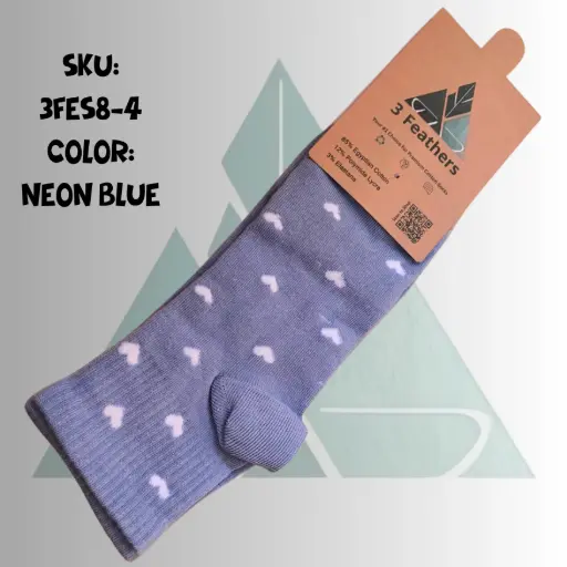 Women High Ankle - Neon Blue