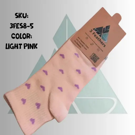 Women High Ankle - Light Pink