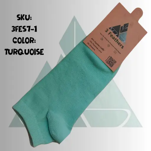 Women Ankle Socks - Turquoise