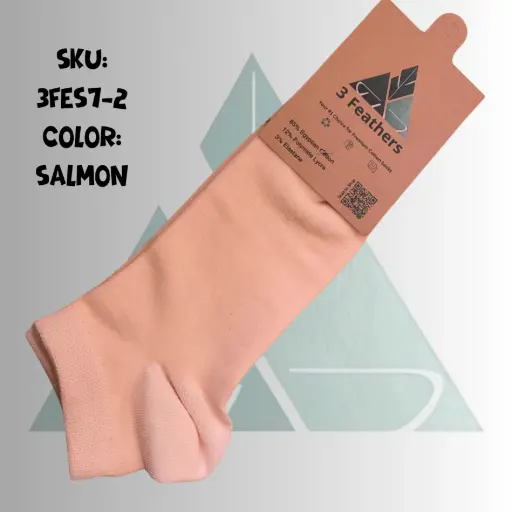 Women Ankle Socks - Salmon