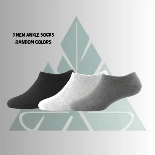 Men Ankle Socks - Pack of 3